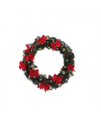 Homegear Pre Lit Christmas Wreath Light