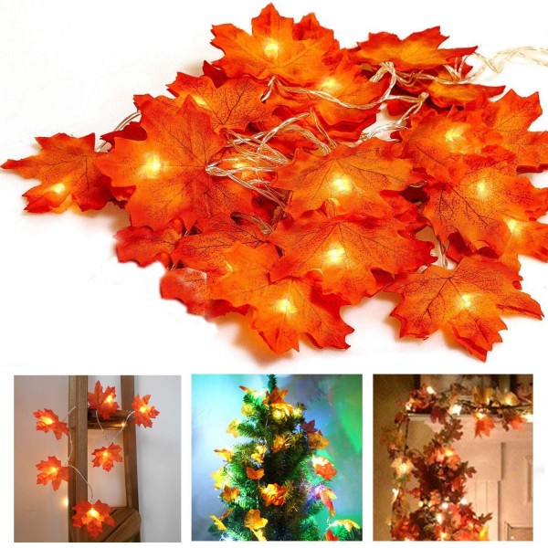 Christmas Garland LEDThanksgiving Decorations Artificial