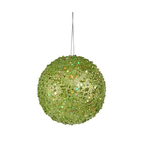 Vickerman Holographic Drenched Christmas Ornament