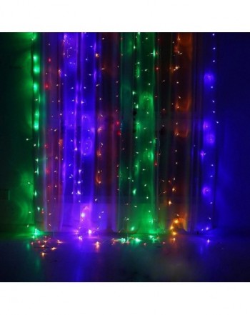 NNDA CO Curtain Flashing Colorful