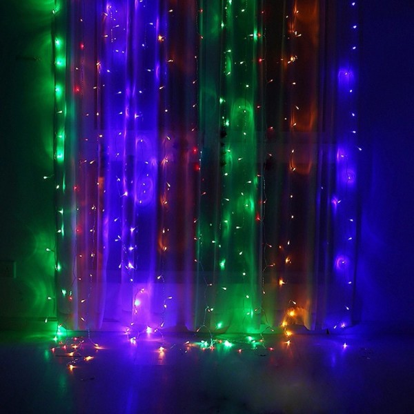 NNDA CO Curtain Flashing Colorful