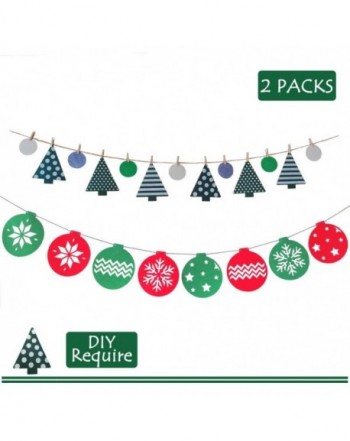 Christmas Garlands Decorations Non woven Fireplace