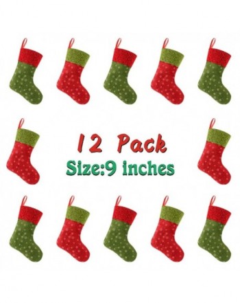 Solucky Christmas Stockings Snowflake Decorations