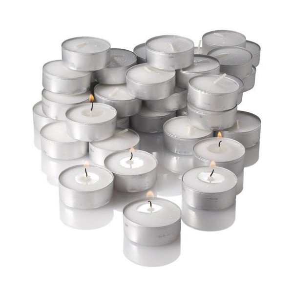 Richland Unscented Tealight Candles White