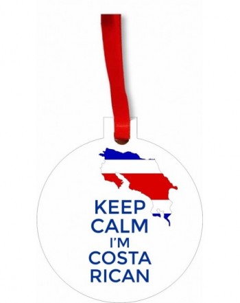 Costa Rican Hardboard Holiday Ornament