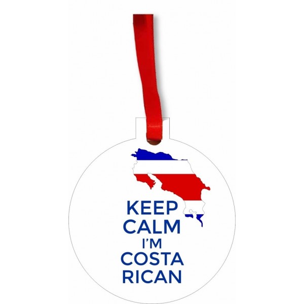 Costa Rican Hardboard Holiday Ornament