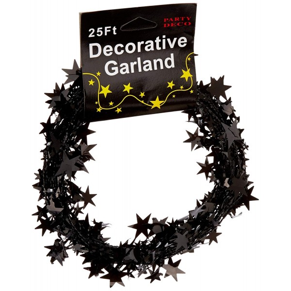 PARTY DECO Foil Garland Black