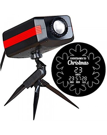 Gemmy Christmas Countdown Snowflake Projector