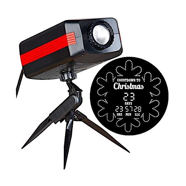 Gemmy Christmas Countdown Snowflake Projector
