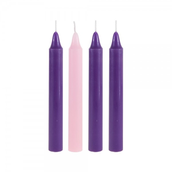Christmas Advent Unscented Taper Candles