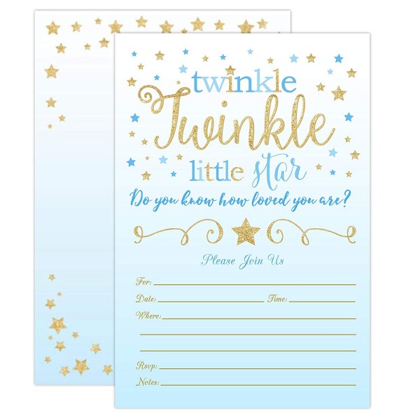 Twinkle Little Invitations Invites Envelopes