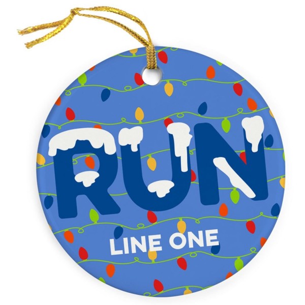 Gone Run Personalized Porcelain Christmas Gone Run Personalized Porcelain Christmas
