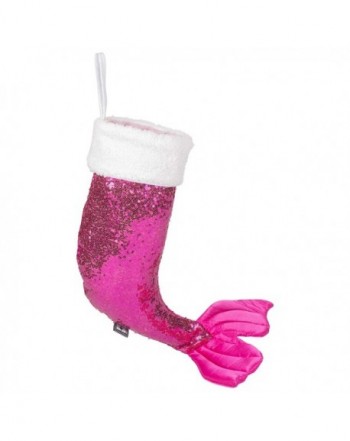 Inch Sparkly Mermaid Christmas Stocking