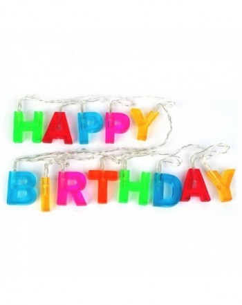 FEFELightup Birthday String Lights Letters