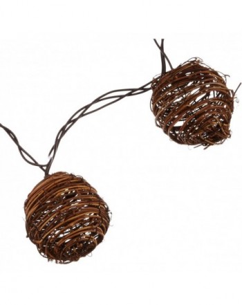 Gerson 2201200 10 Light Rattan Light