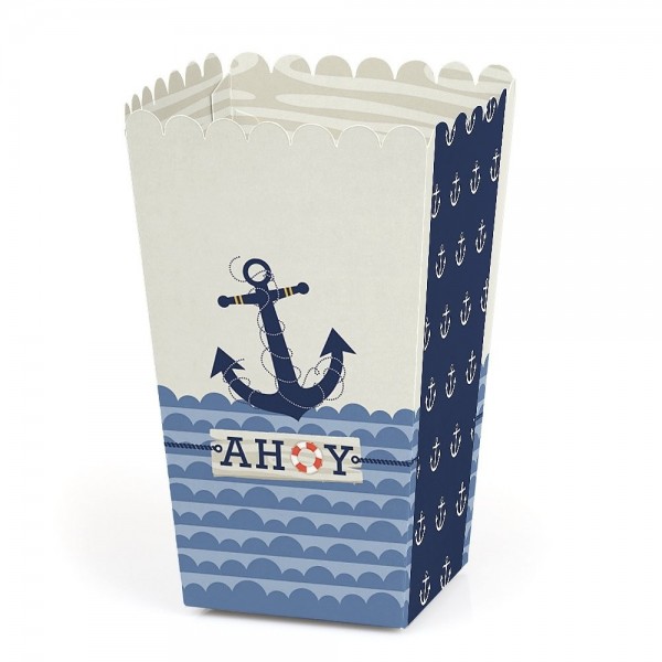 Ahoy Nautical Shower Birthday Popcorn Ahoy Nautical Shower Birthday Popcorn