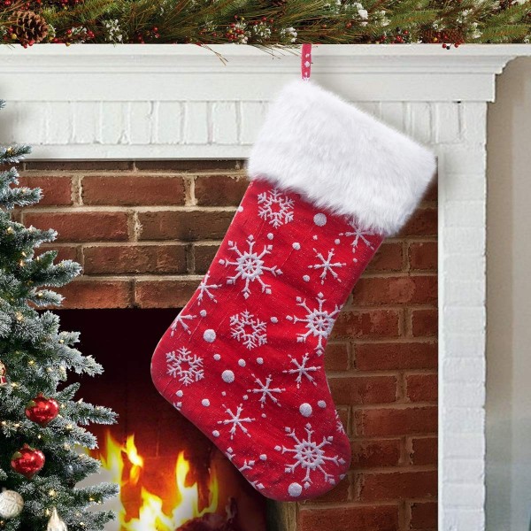 S DEAL Pattern Christmas Stocking Decoration