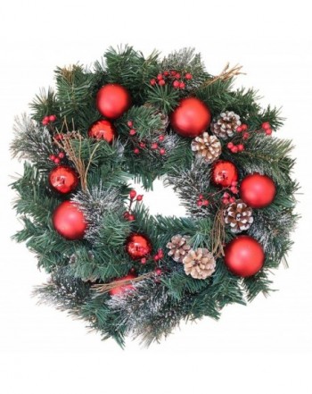 Whitehall Decorated Christmas Wreath Inch