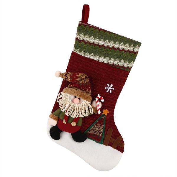 Classic Christmas Stocking Stockings Decorations