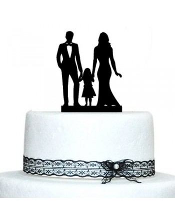 Buythrow Family Silhouette Wedding Topper x