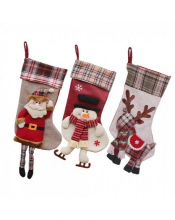 Christmas Stockings Fireplace Ornaments Decoration