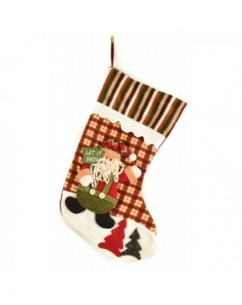 Christmas Stocking Classic Embroidered Holiday
