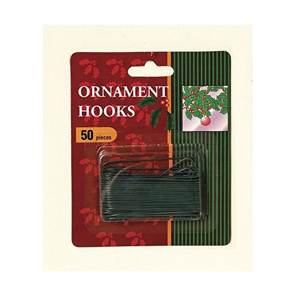 2 5 Green Ornament Hooks pack