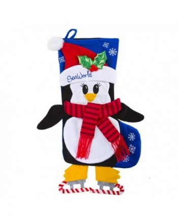 SeaWorld Skating Penguin Stocking