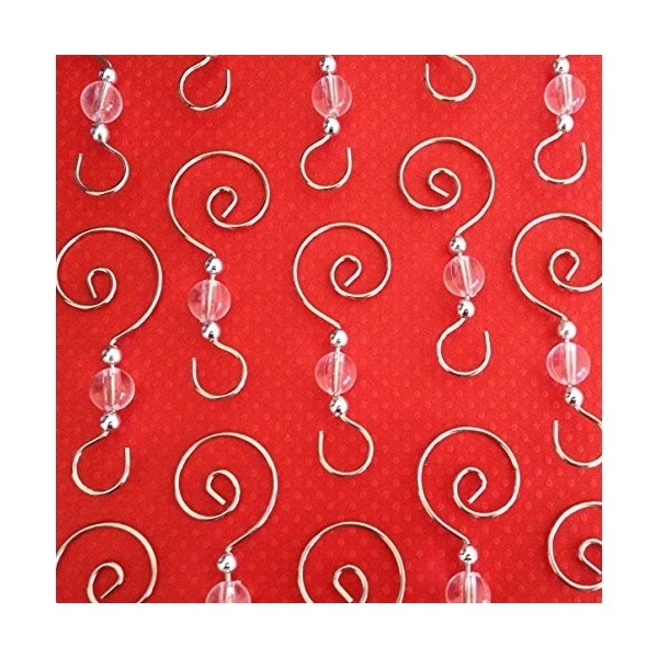Swirled Christmas Ornament Beaded Hangers Swirled Christmas Ornament Beaded Hangers