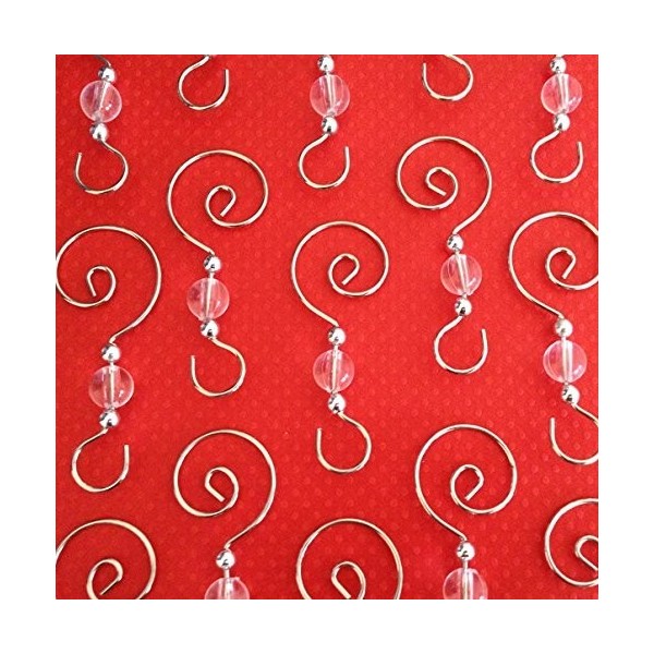 Swirled Christmas Ornament Beaded Hangers