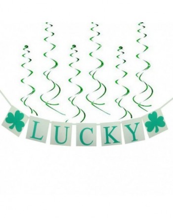 Shamrocks Patricks Banner ribbons Decoration