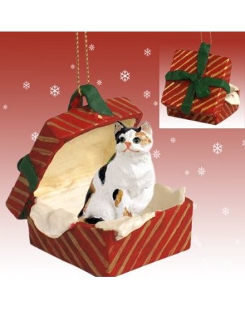 CALICO sits Christmas Ornament RGBC05