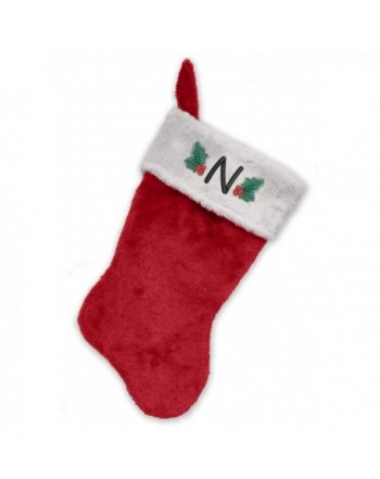 Monogrammed Me Embroidered Christmas Stocking