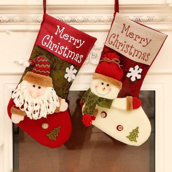 QBSM Christmas Stockings Character Decorations