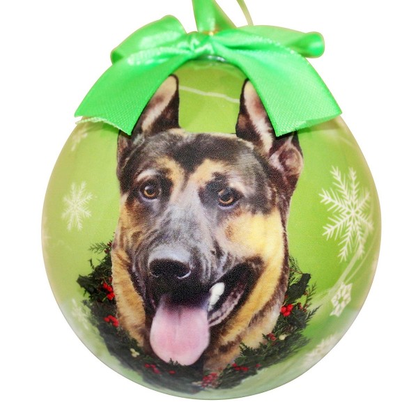 German Shepherd Christmas Ornament Personalize