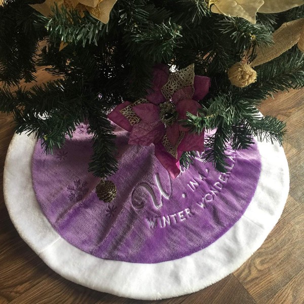 yuboo Purple Christmas Holiday Decorations