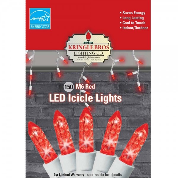 Kringle Bros Diamond Icicle Lights