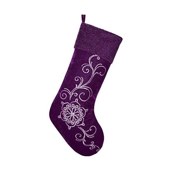 Gireshome Embroidered Blingbling Christmas Stocking