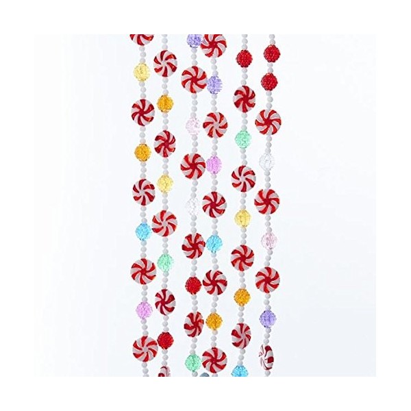 Kurt Adler MULTI COLOR PEPPERMINT GARLAND