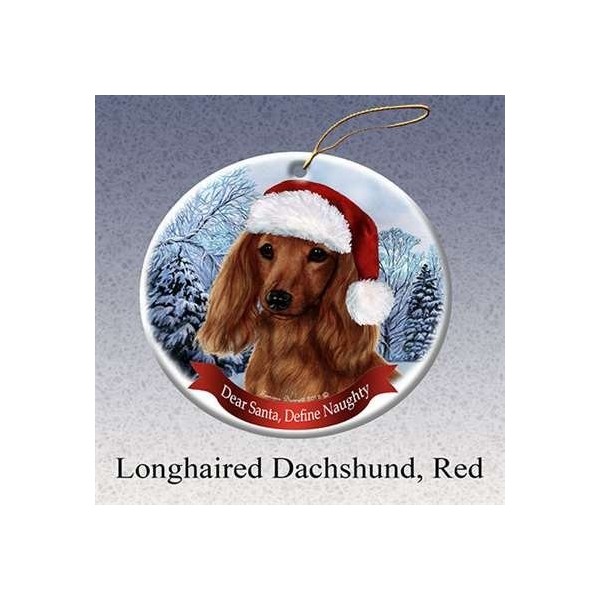 Pet Gifts Dachshund Longhair Porcelain