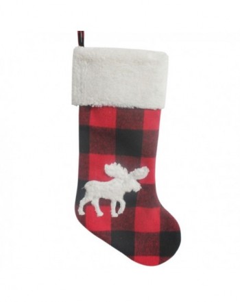 Gireshome Applique Embroidery Christmas Stocking