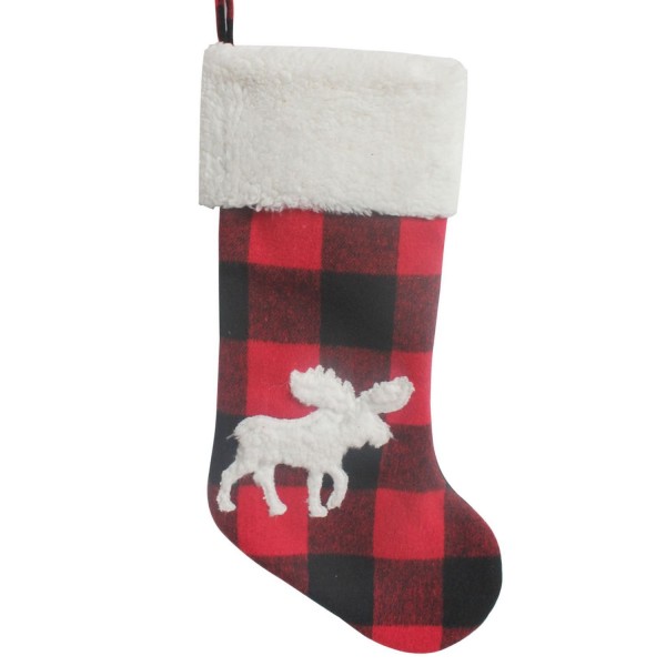 Gireshome Applique Embroidery Christmas Stocking