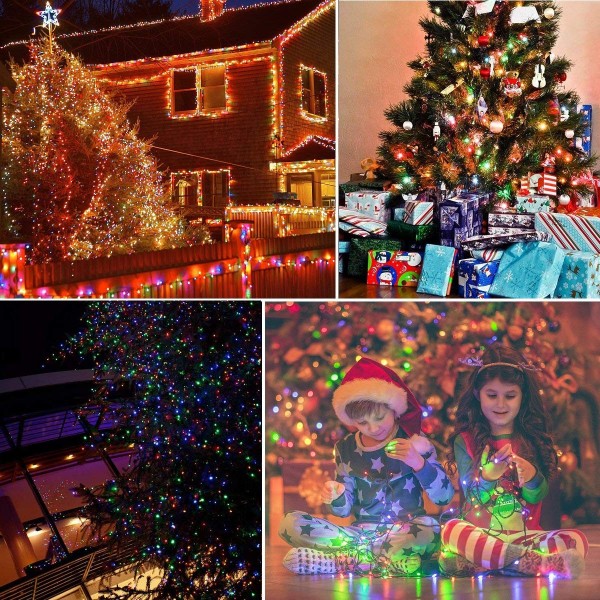 Battery Operated String Lights 72 Ft 200 LED Christmas Decorative Fairy ...