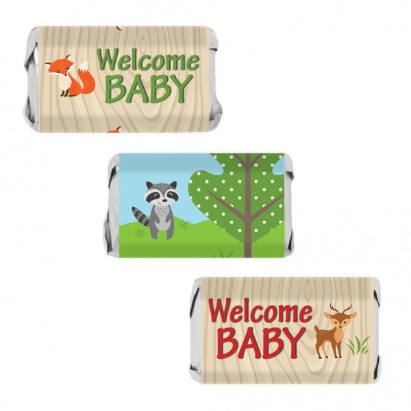 Woodland Animals Miniatures Wrapper Stickers