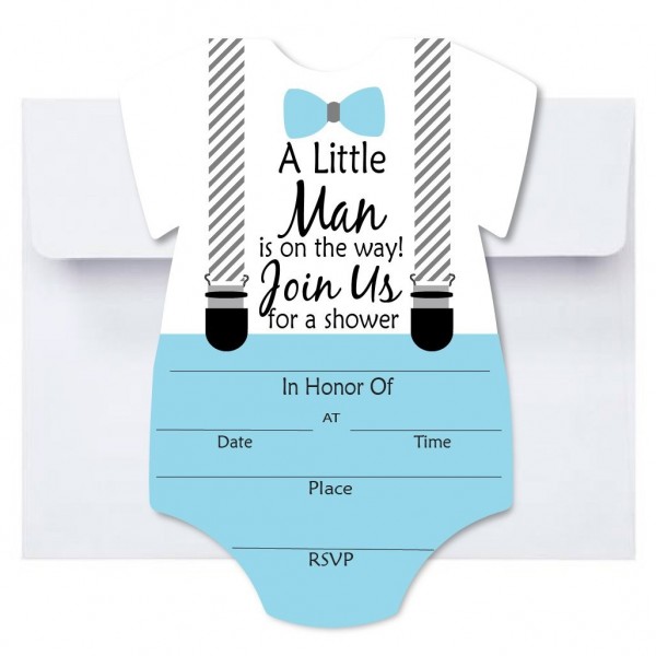 Little Invite Invitation Envelopes Bodysuit