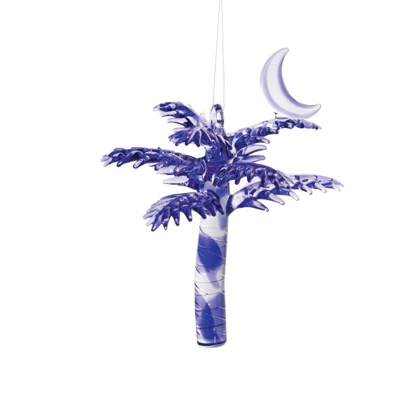 Crescent Palmetto Hanging Christmas Ornament