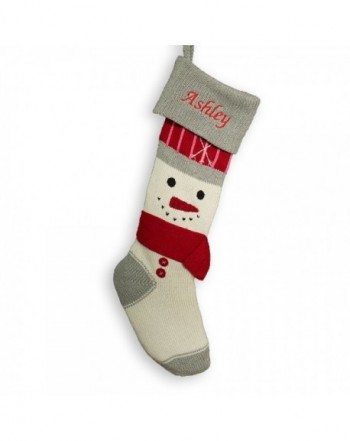 GiftsForYouNow Snowman Personalized Christmas Stocking