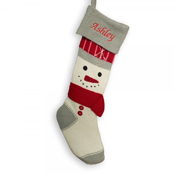 GiftsForYouNow Snowman Personalized Christmas Stocking