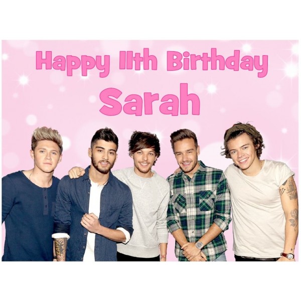 Direction PERSONALISED Birthday Cake Topper Direction PERSONALISED Birthday Cake Topper