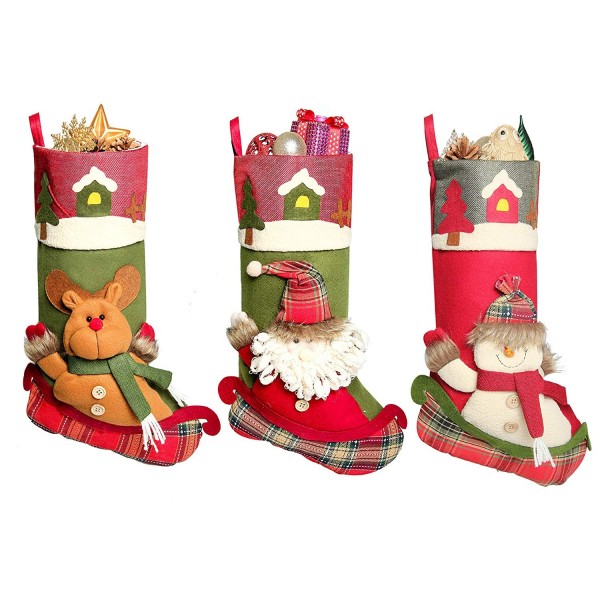 QinYing Christmas Stocking Stockings Decoration